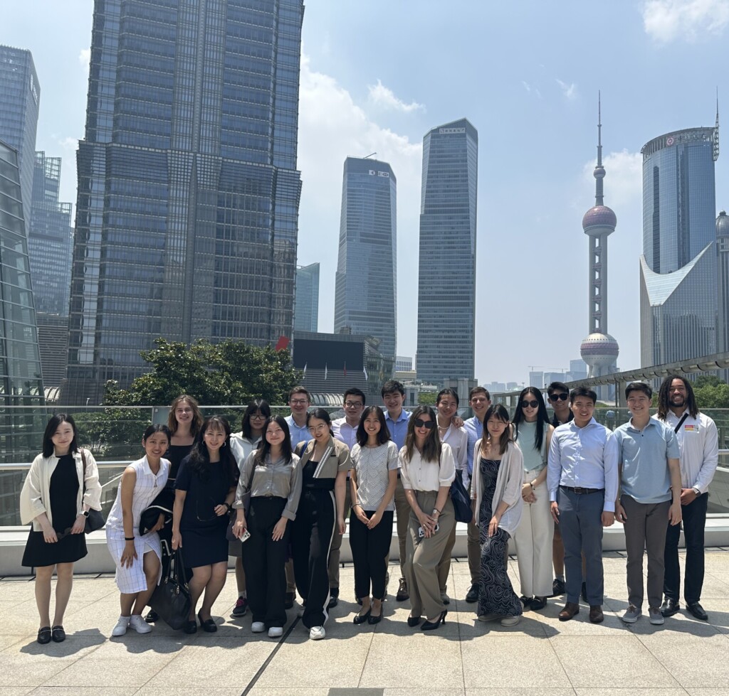 Interns at Shanghai Financial District